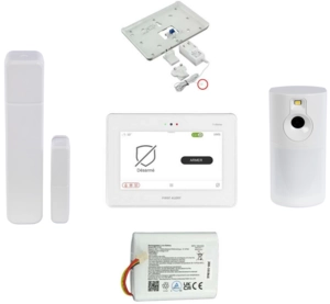 					KIT DECOUVERTE KIT DECOUVERTE : CENTRALE + DETECTEUR + BATTERIE + SUPPORT
